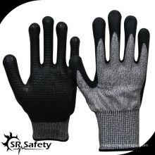 SRSAFETY Nitril-Beschichtung und punktierte Schnitt chemikalienbeständige Handschuhe